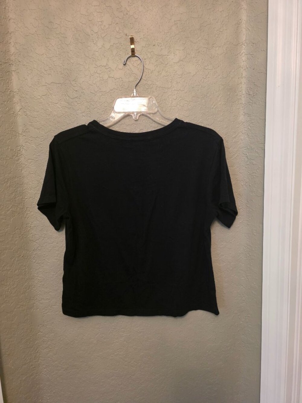 Athleta Black Modal Blend Unstoppable Graphic T Shirt size S EUC - Picture 3 of 7
